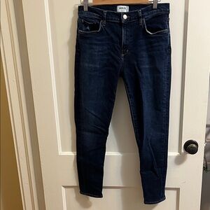 Agolde Dark Blue Ankle Jeans